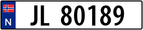 Truck License Plate